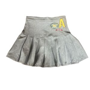 Girls Zara Gray Skirt With Sports Team Applique